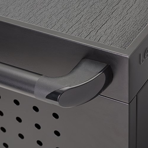 Learniture Structure Series 30-Device Mobile Charging Station for Laptops and Tablets, Lockable Charging Cart with Wheels for 30 Tablets/Chromebooks, Black