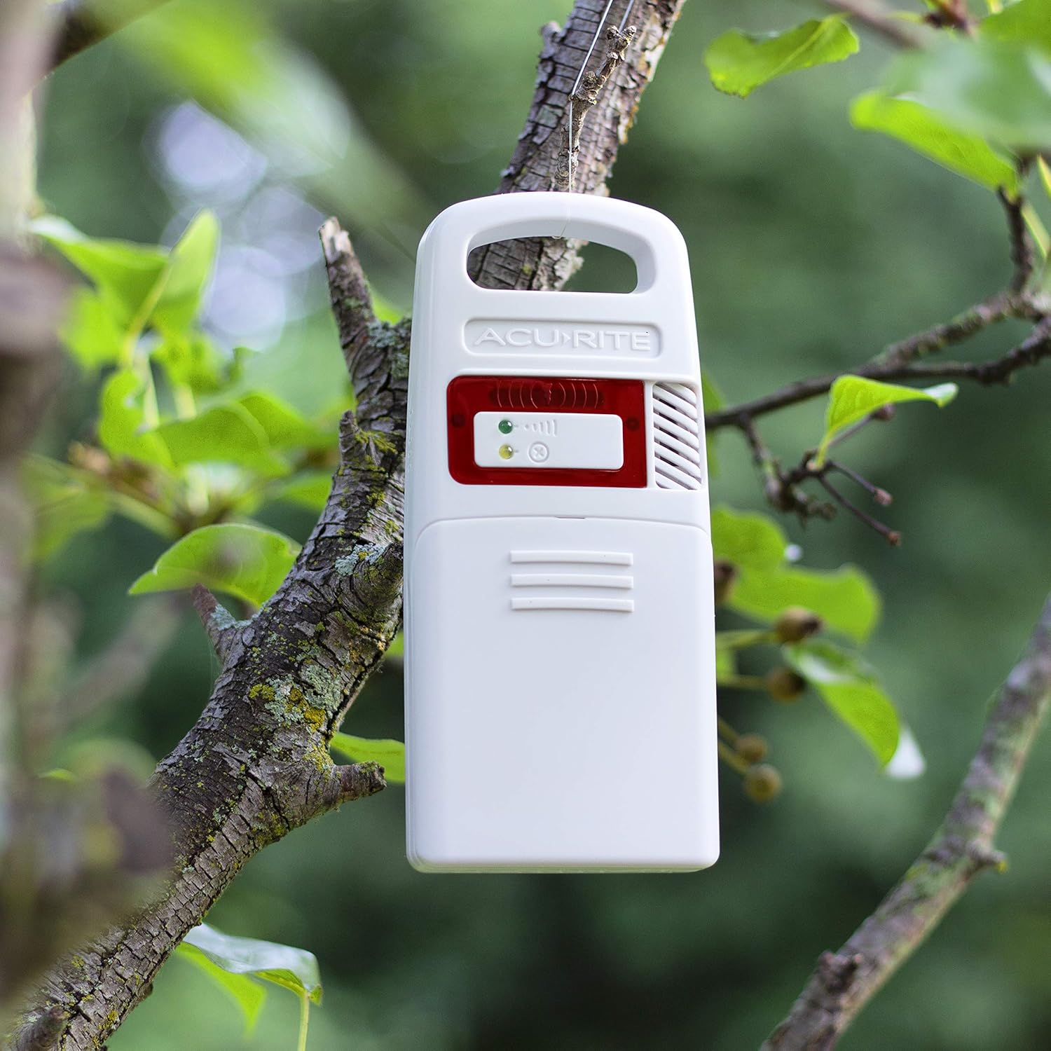 AcuRite Iris (5-in-1) Weather Station for Indoor/Outdoor Temperature and Humidity, Wind Speed/Direction, and Rainfall with High-Definition Display, Lightning Detection, and Built-In Barometer (01024M)