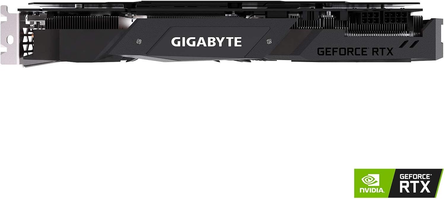 Gigabyte GeForce RTX 2080 Windforce 8G Graphics Card, 3X Windforce Fans, 8GB 256-Bit GDDR6, GV-N2080WF3-8GC Video Card (Renewed)