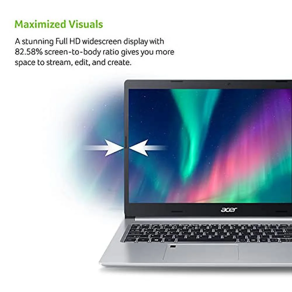 Acer Aspire 5 A515-46-R14K Slim Laptop | 15.6" Full HD IPS | AMD Ryzen 3 3350U Quad-Core Mobile Processor | 4GB DDR4 | 128GB NVMe SSD | WiFi 6 | Backlit KB | Amazon Alexa | Windows 10 Home (S mode)