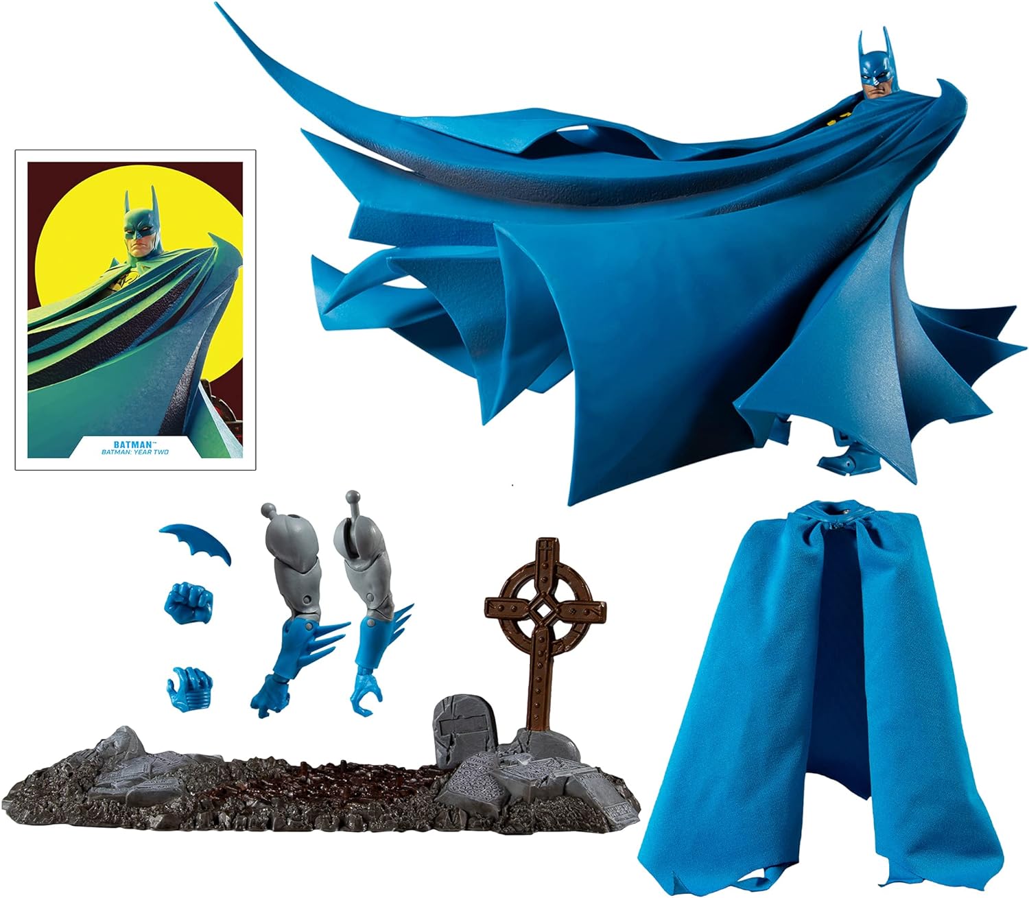 McFarlane TM15140 DC Multiverse-Batman Year Two (Gold Label) NYCC, Multicolour