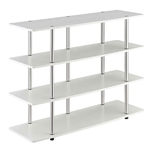 Convenience Concepts 131372ES XL Highboy 4-Tier TV Stand, Espresso