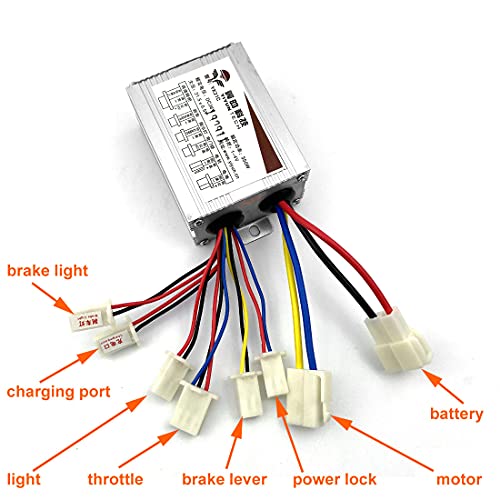 L-faster Freewheel 36V 350W Electric Bike Motor + Motor Controller + E-bike Grip Electric Bicycle Electric Engine Powerful 350W Motor (24V 350W kit)