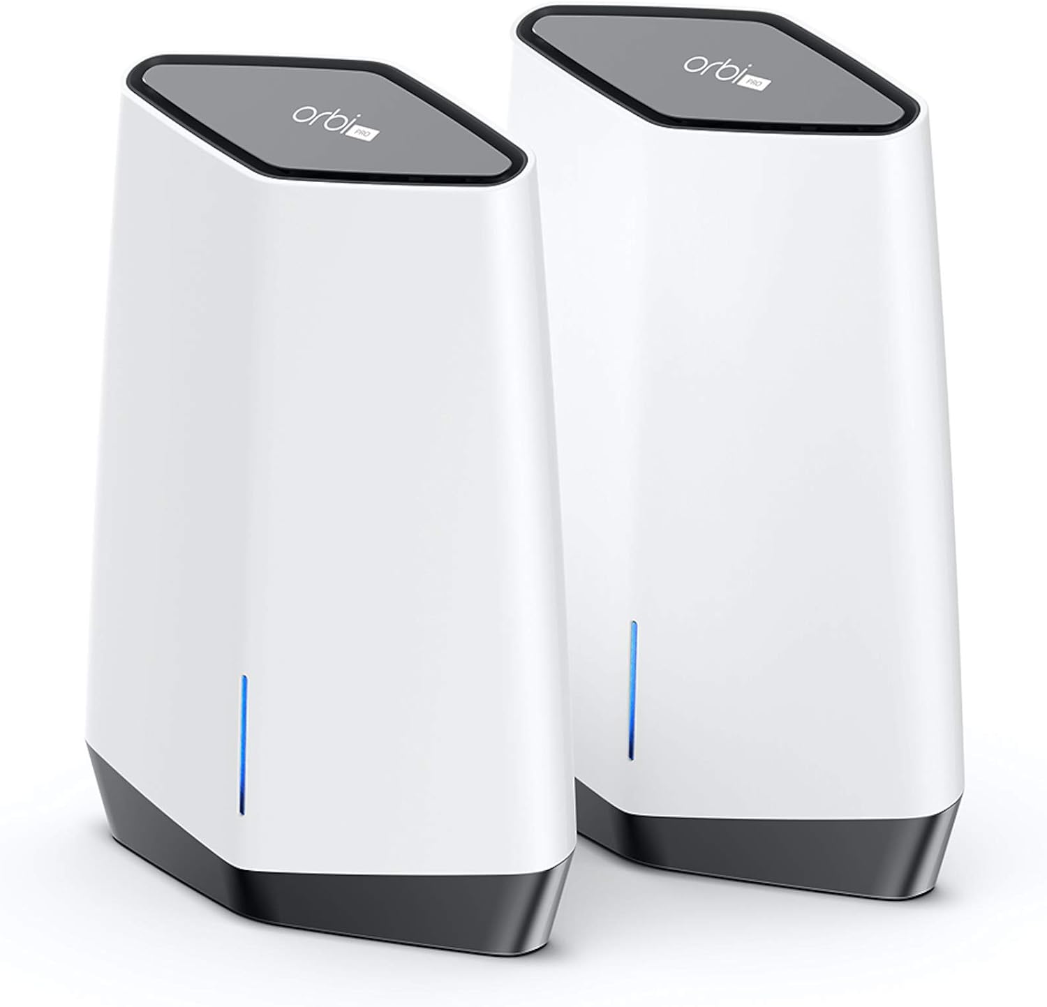 NETGEAR Orbi Pro WiFi 6 Tri-band Mesh System (SXK80) | Router with 1 Satellite Extender for Business or Home | Coverage up to 6,000 sq. ft. and 60+ Devices | AX6000 802.11 AX (up to 6Gbps) (Pack of 2)