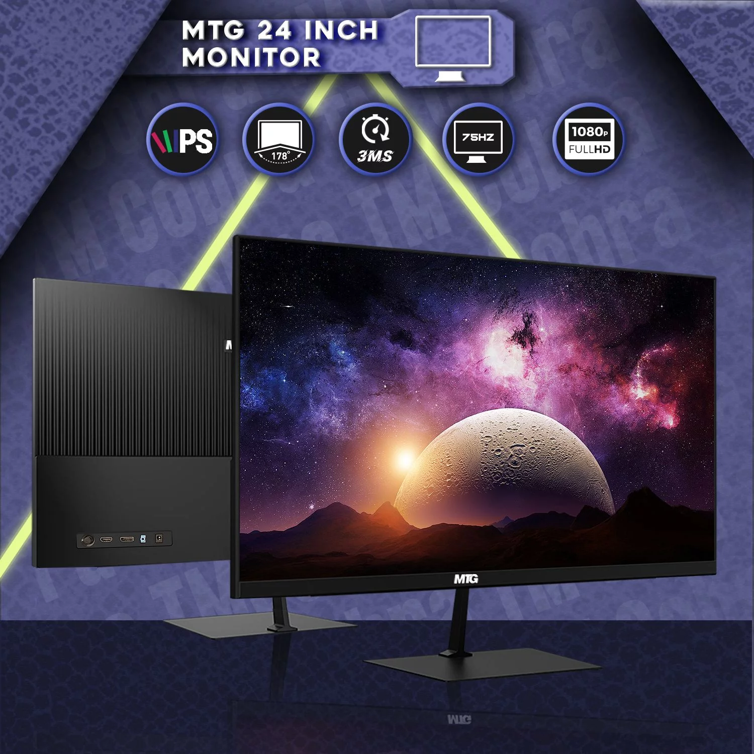 Restored Gaming Desktop PC Computer, TechMagnet Cobra, Intel Core i5 12th Gen, AMD RX 550, 16GB RAM, 1TB SSD, 4TB HDD, 24 Inch LED Monitor, 4 in 1 Gaming Kit, Webcam, Win 11 Home (Refurbished)