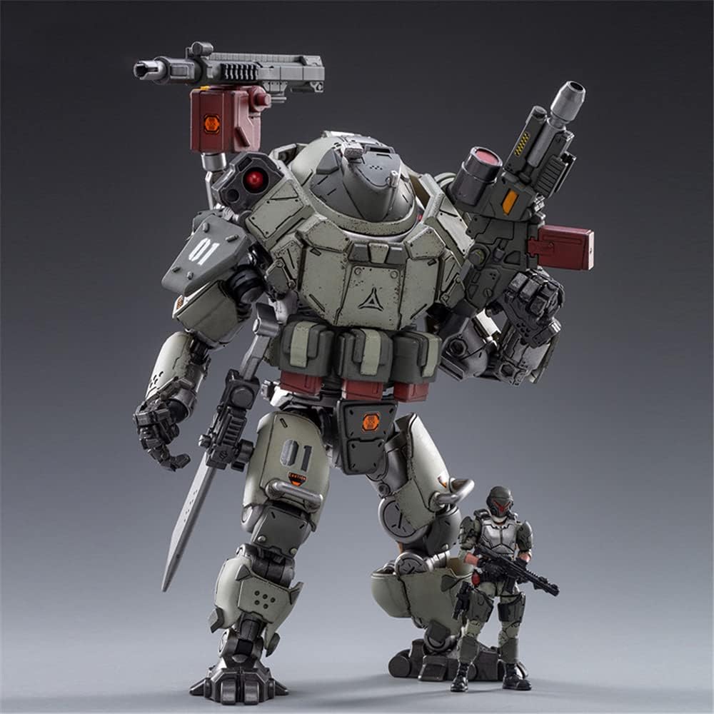 HiPlay JoyToy 1/25 Science-Fiction Robot Mecha Action Figures Full Set-Dark Source Series-Iron Wrecker 02 Tactical Mecha