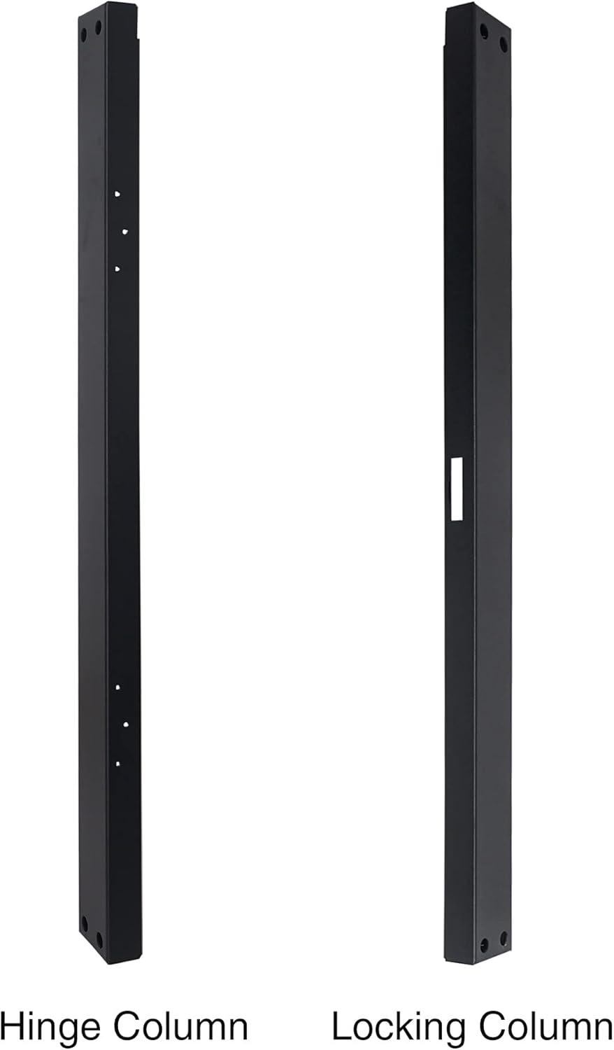 Sound Town 30U Universal Steel Rack, w/ 3 Locking Casters, Vented Side Panels for Audio Video, Server and Network Equipment (STRK-M30U)