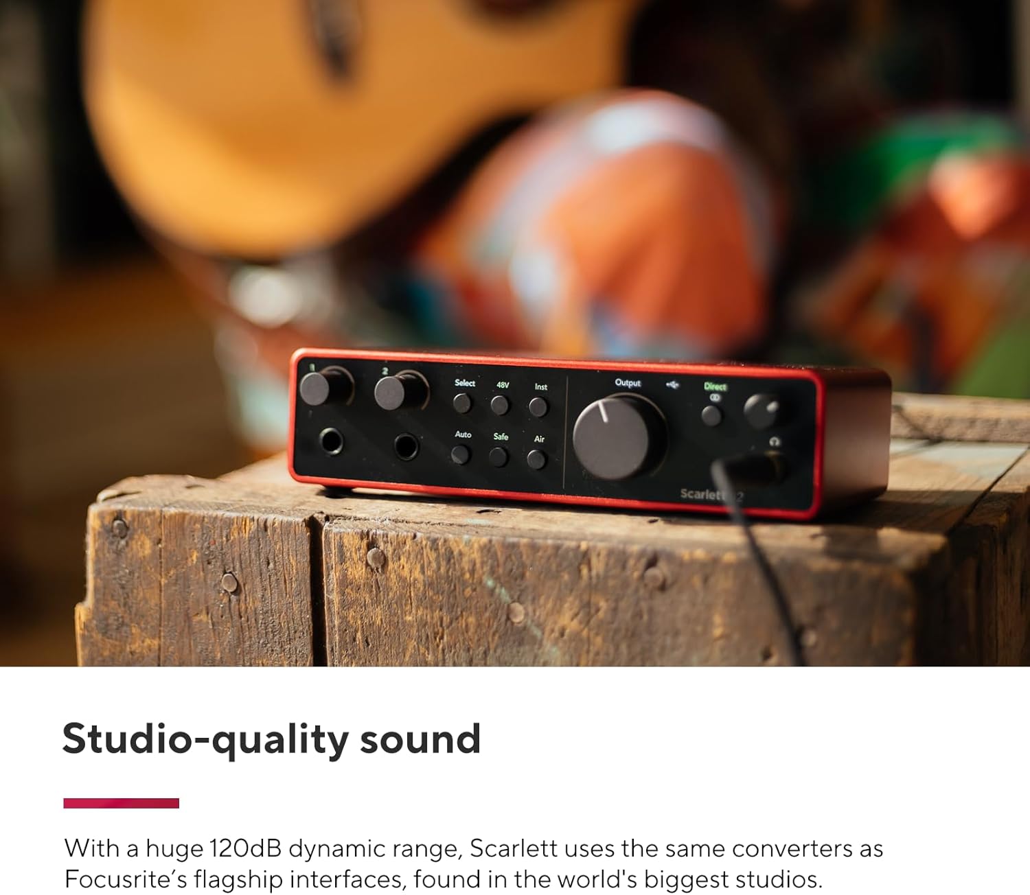 Focusrite Scarlett 2i2 Studio 4th Gen