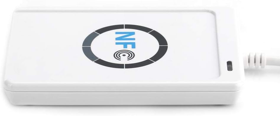 NFC Reader Writer, Contactless Smart Card Reader, NFC Reader Writer, ACR122U ISO 14443A / B + Free Software in White