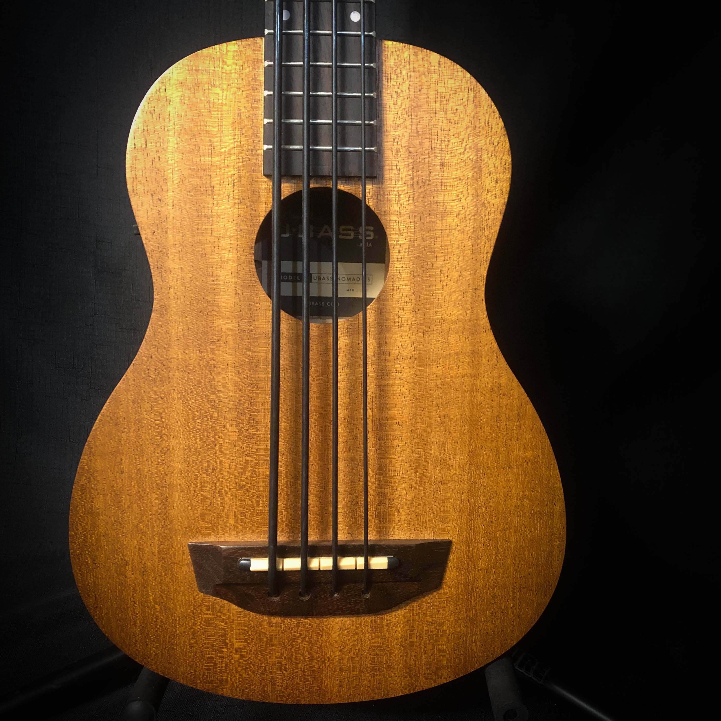 Kala Nomad Acoustic-Electric U-Bass Satin Mahogany