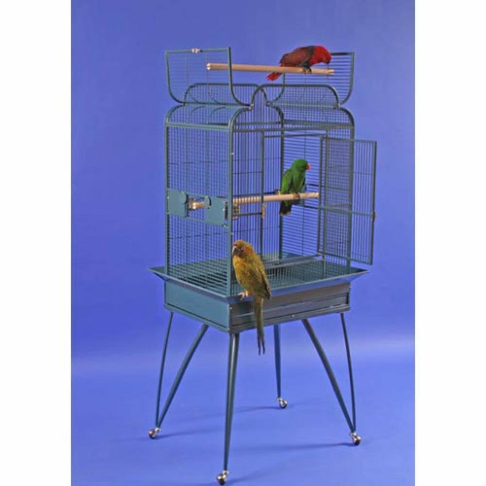 Au0026E Cage Co. Large Victorian Dome Top Bird CAGE; Sandstone
