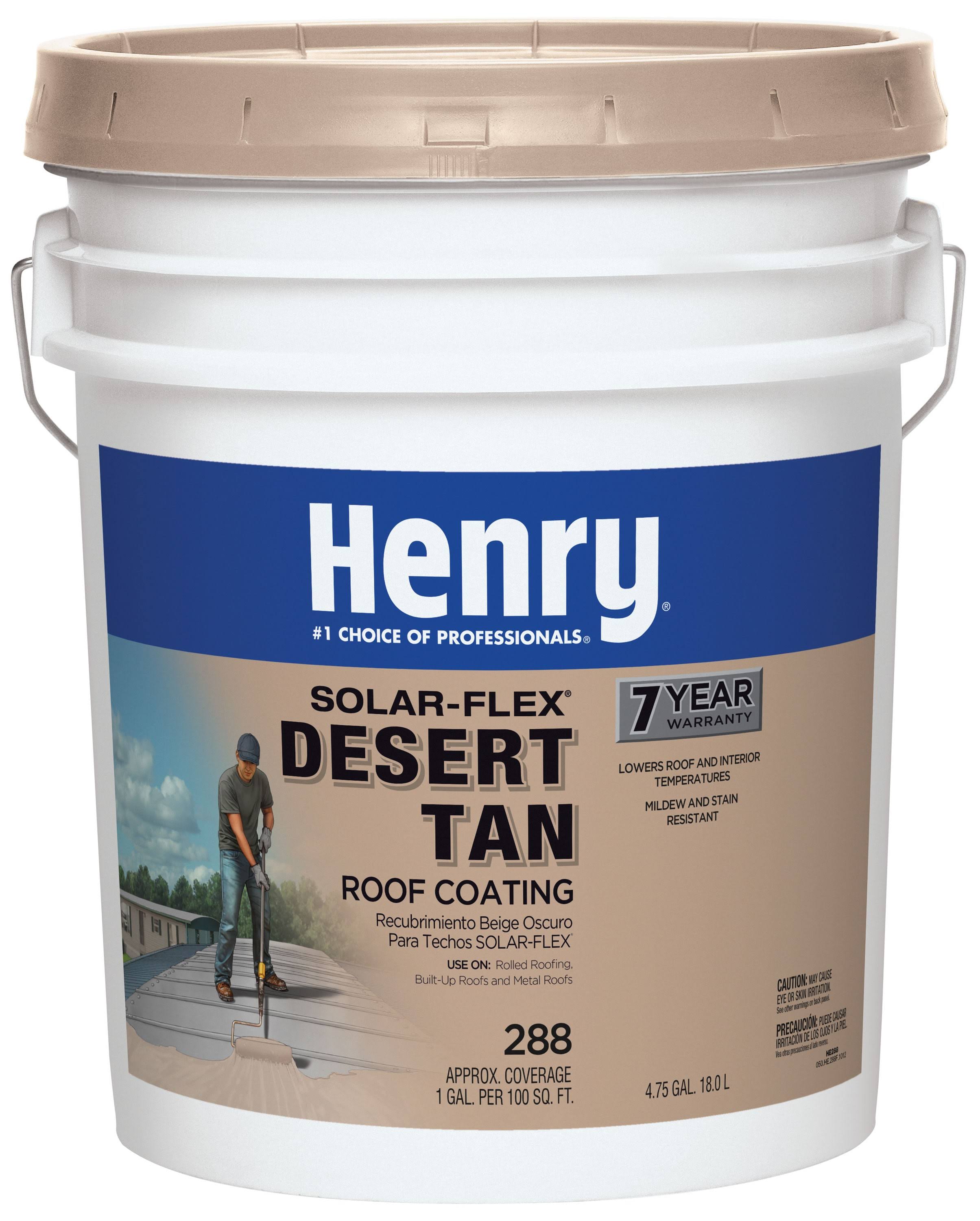 Henry Company Solar-Flex 4.75-Gallon Elastomeric Reflective Roof Coating (7-Year Limited Warranty) HE288018