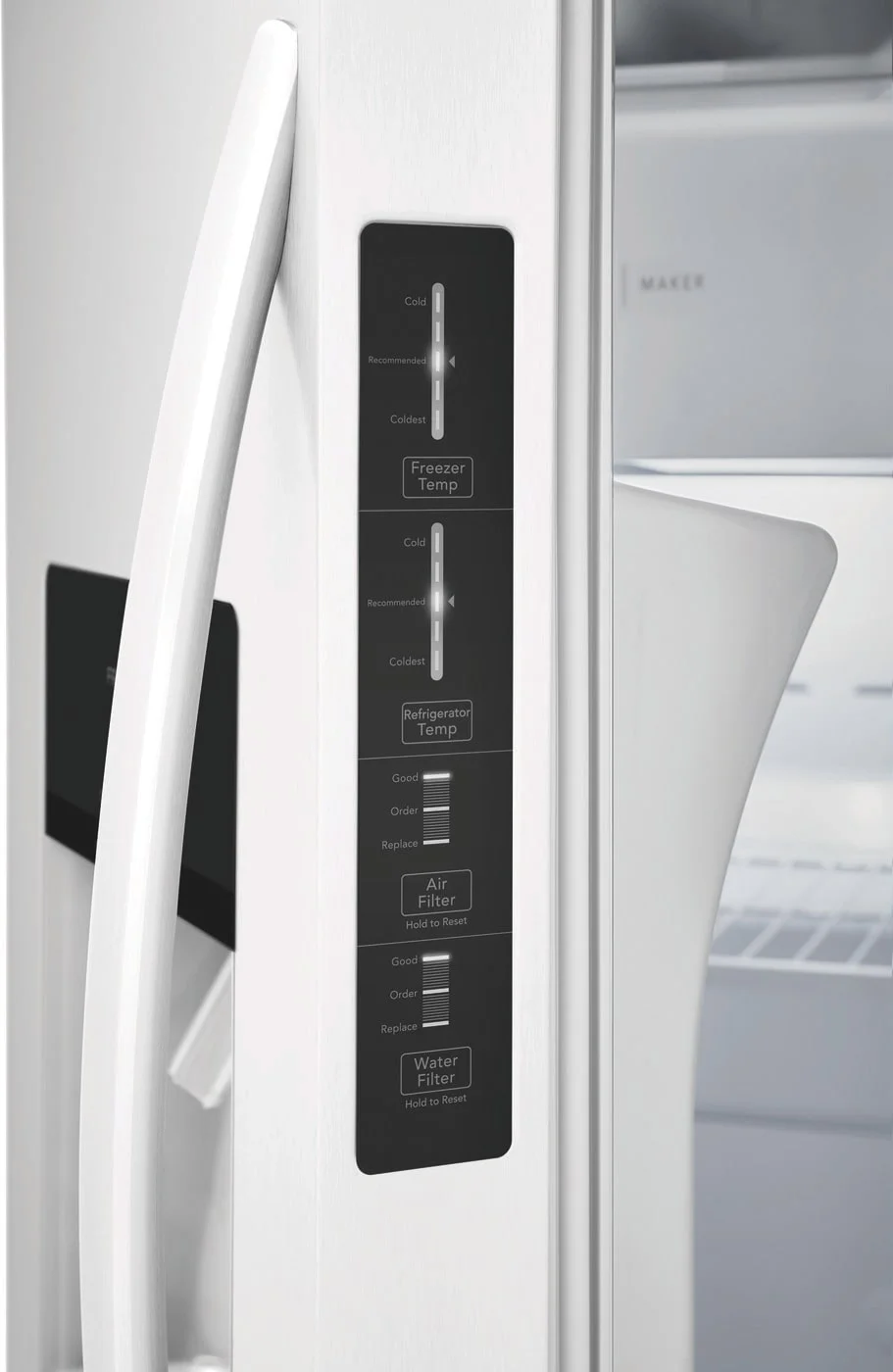 Frigidaire 25.6 Cu. Ft. 36'' Standard Depth Side by Side Refrigerator