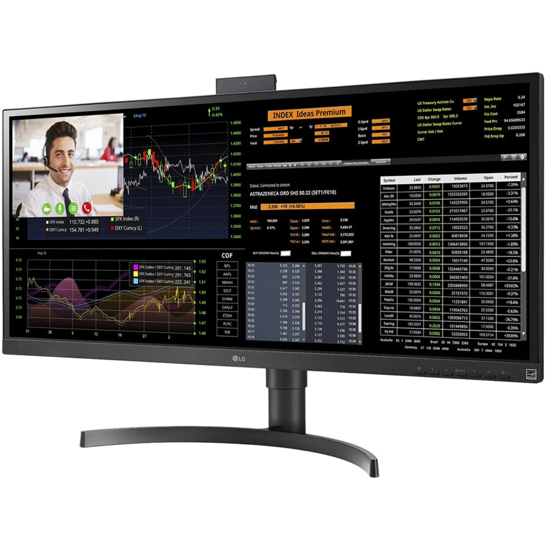 34 Lg Fullhd 2560x1080 Ultrawide Ips Thin Client Led Monitor 34cn650n-6a