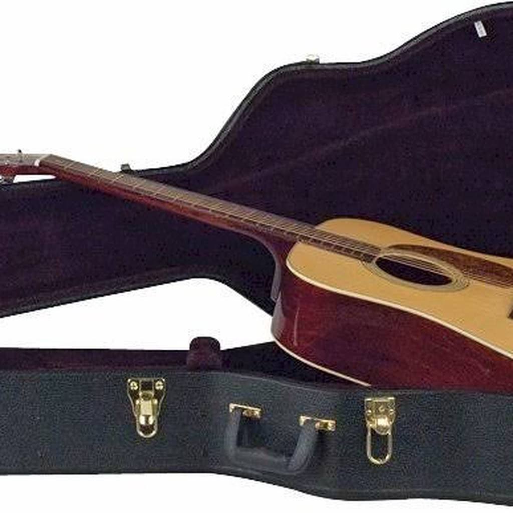 Musician's Gear Deluxe Dreadnought Case Black