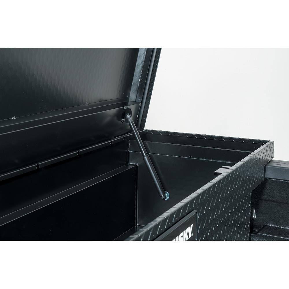61.86 Matte Black Aluminum Low Profile Crossbed Truck Tool Box