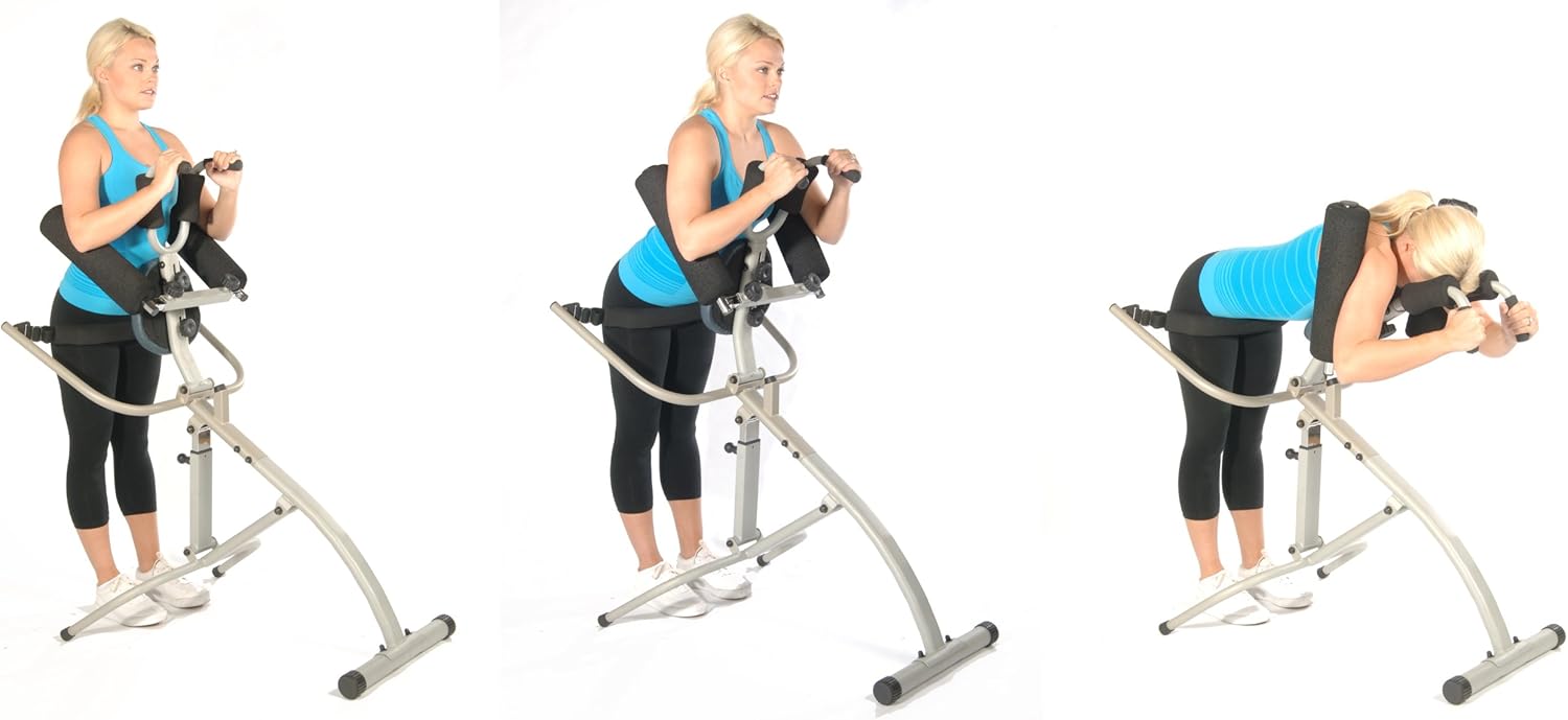 Stamina Inline Traction Control System for Spinal Decompression and Back Stretch Relief Without Inversion
