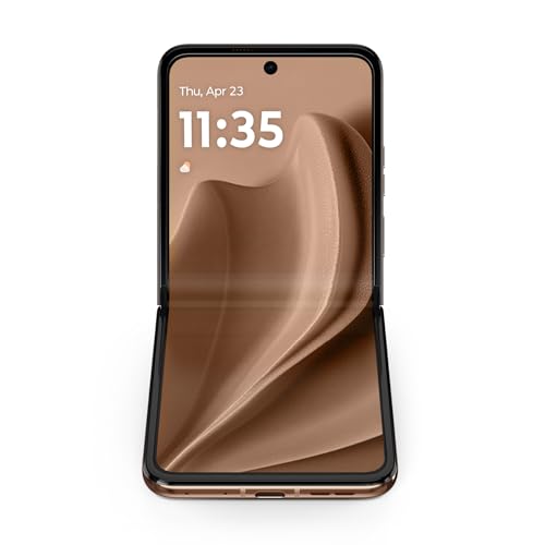 Motorola Razr+ 2025 | Unlocked | Made for US 12/256GB | 50MP Camera | Pantone Mocha Mousse