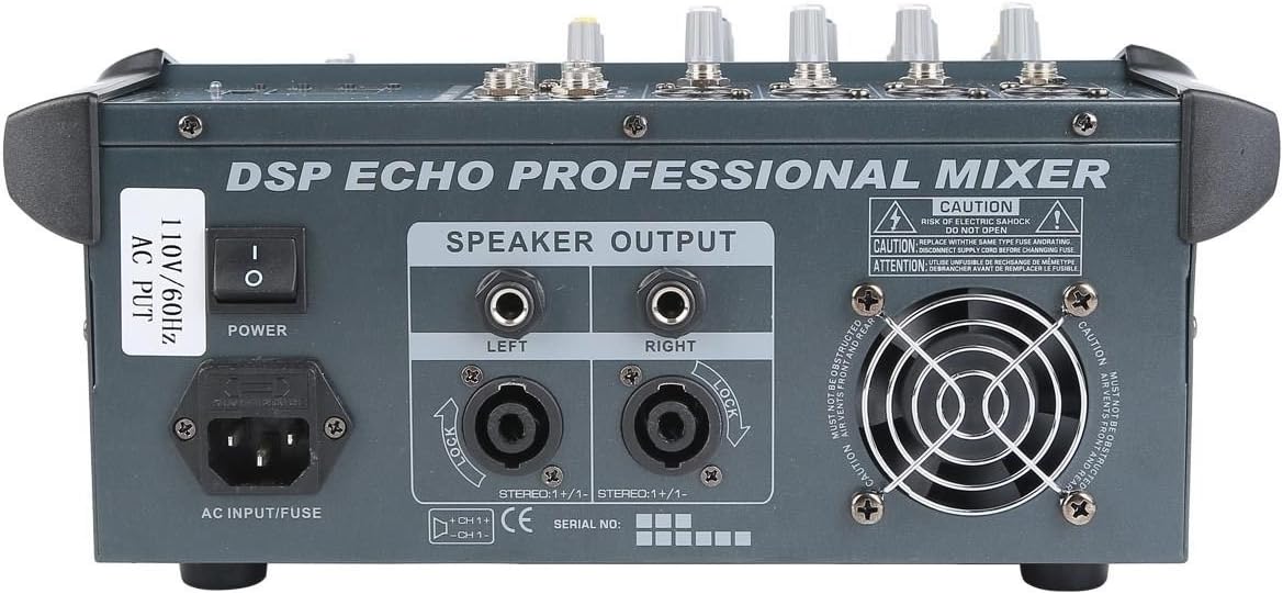 4 Channel Professional Powered Mixer power mixing Amplifier Amp 16DSP with USB Slot