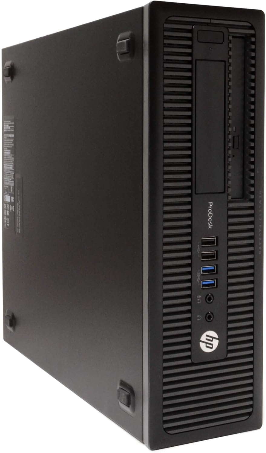 HP ProDesk 600G1 Desktop Computer PC, Intel Quad-Core i5, 500GB HDD Storage, 4GB DDR3 RAM, Windows 10 Home, DVD, WiFi, New 24in Monitor, Wireless Keyboard and Mouse (Renewed)