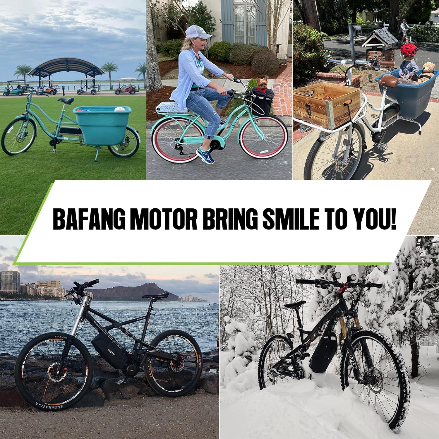 BAFANG 48V 750W BBS02B E-Bike Conversion Motor Kit DIY Electric Bike Kit with Display 800S(No Battery)