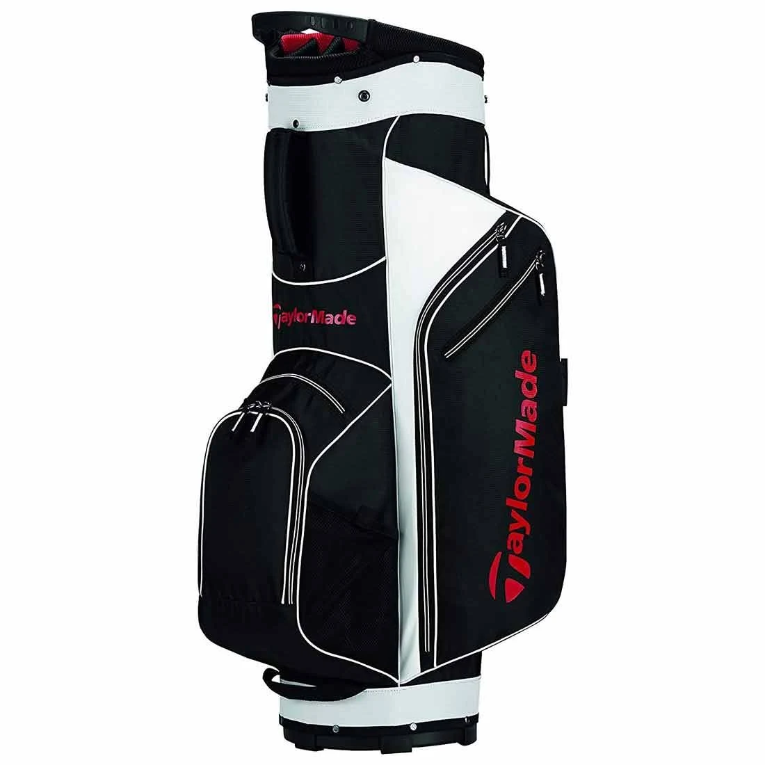 TaylorMade 5.0 Golf Cart Bag - Black/White/Red