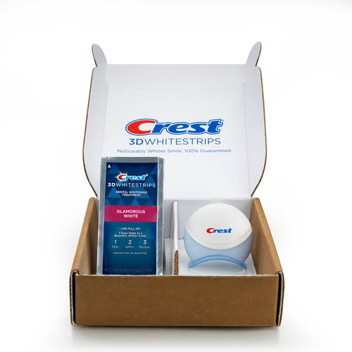 Crest 3Dwhitestrips Original Teeth Whitening Kit || with LED Light ADA-Accepted, Safe u0026 Effective Teeth Whitening
