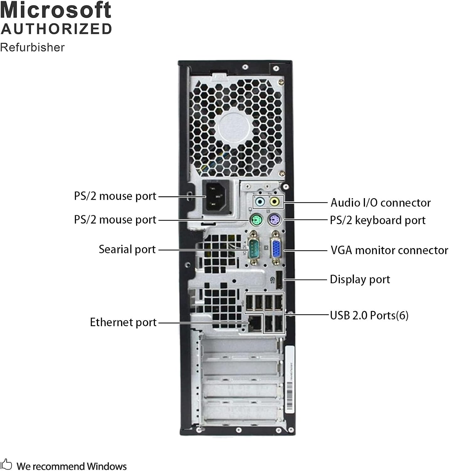 HP Elite 8200 SFF High Performance Business Desktop Computer Intel Quad Core i7 up to 3.8GHz Processor 2TB HDD 16GB DDR3 Memory DVD Windows 10 Professional (Renewed) (16GB)