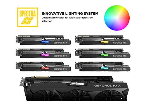 ZOTAC Gaming GeForce RTX 2080 Ti AMP Extreme 11GB GDDR6 352-bit Gaming Graphics Card, IceStorm 2.0, Extreme Overclock, Freeze Fan Stop, Active Fan Control, PowerBoost, Spectra 2.0, ZT-T20810B-10P