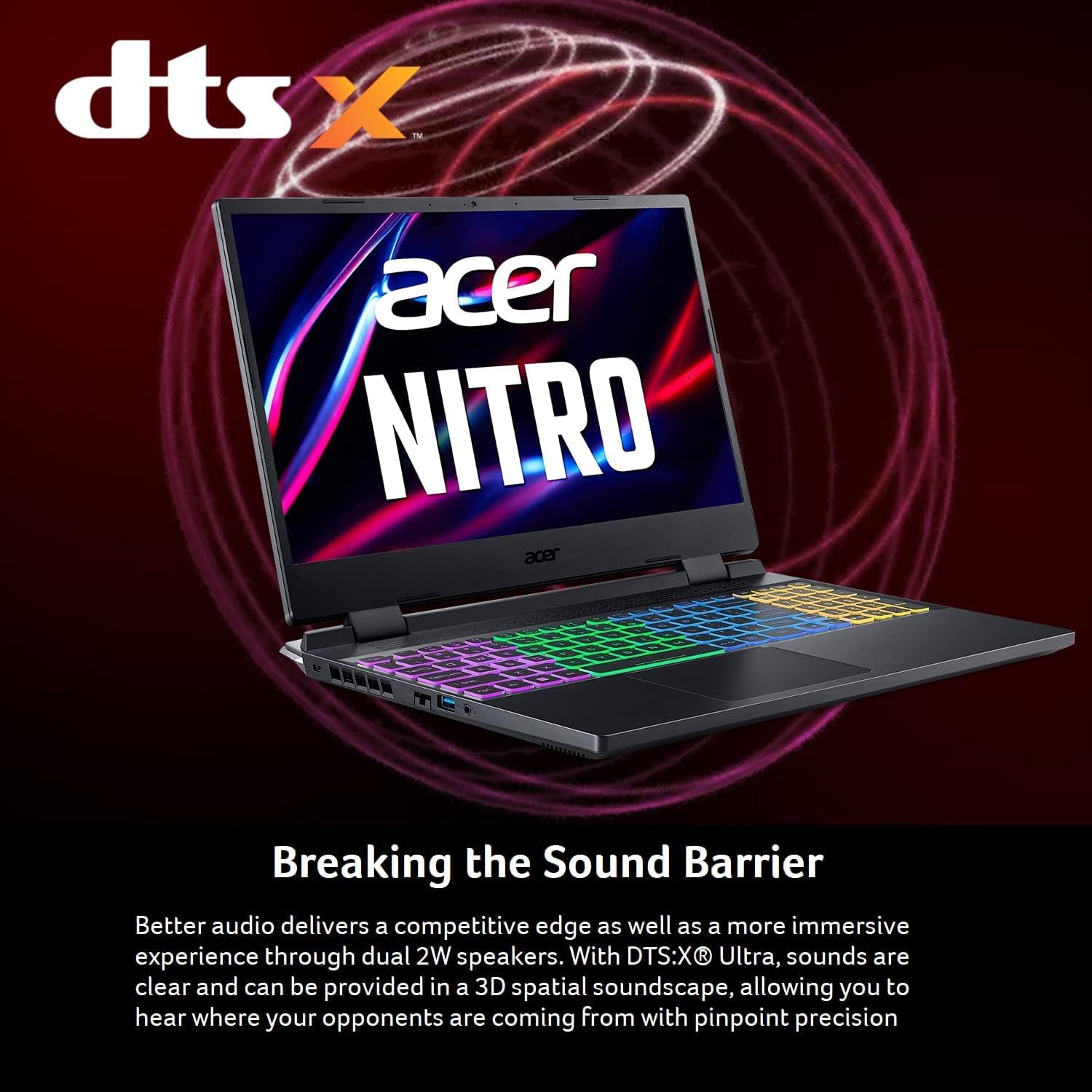 Acer Nitro 5 An515-58 An515-58-78bt 15.6 Gaming Notebook - Full Hd - 1920 X 1080 - Intel Core I7 12th Gen I7-12650h Deca-core [10 Core] 2.30 Ghz - 16 Gb Total Ram - 512 Gb Ssd -