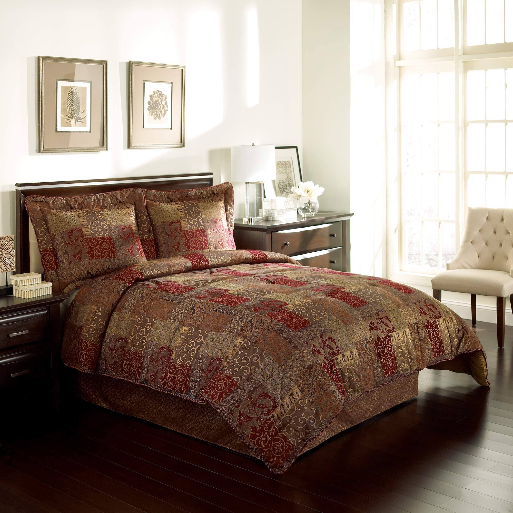 Galleria Red Comforter Set | Croscill - California King