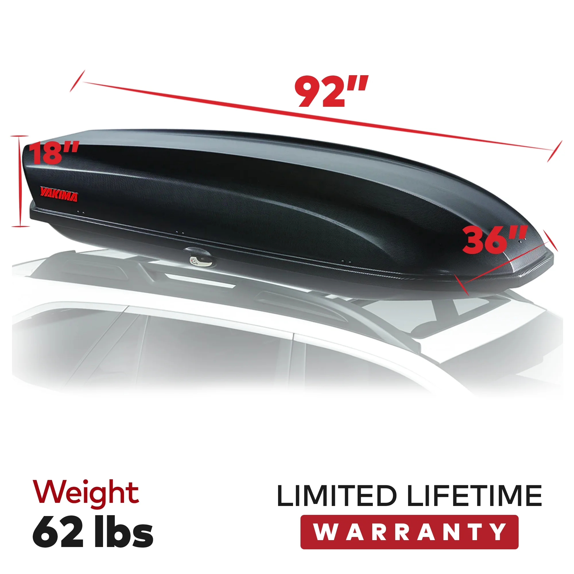 Yakima SkyBox 21 Carbonite Cargo Box
