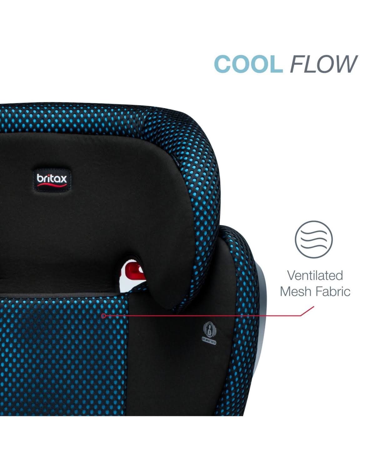 Britax Highpoint 2-Stage Belt-Positioning Booster Car Seat, Cool Flow