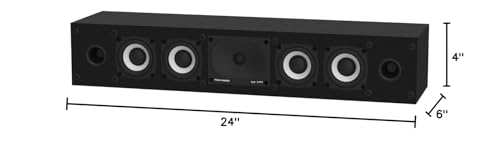 Polk Monitor XT10 Home Subwoofer, 10" Deep Bass Woofer, 100W Class D Amplification, Dolby Atmos, Auro 3D & DTS:X Compatible, Black