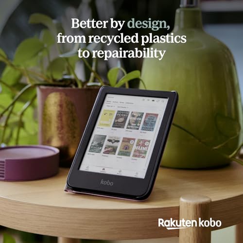 Kobo Clara Colour | eReader | 6” Glare-Free Colour E Ink Display | Dark Mode Option | Waterproof | Audiobooks | 16GB of Storage | Black