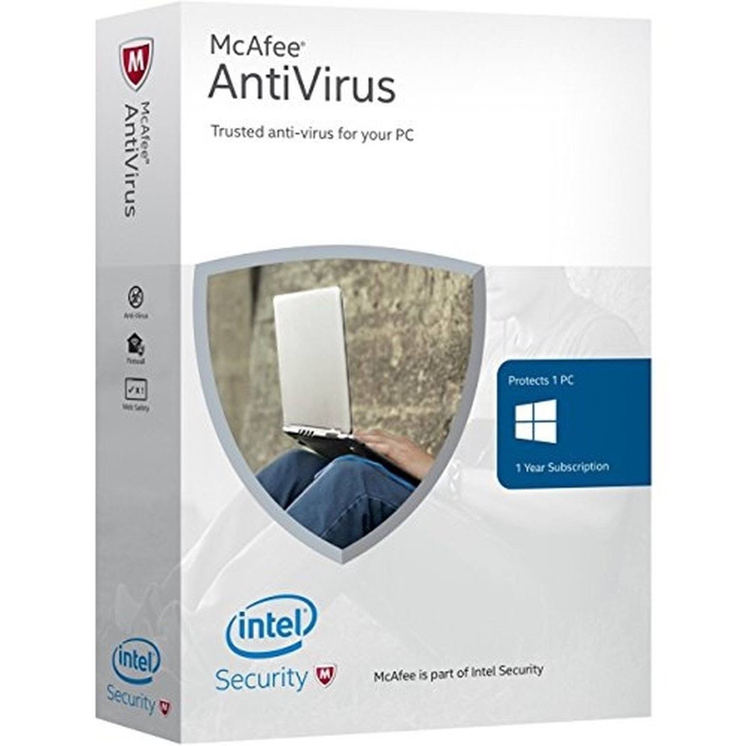 McAfee Antivirus 1 PC for 1 Year