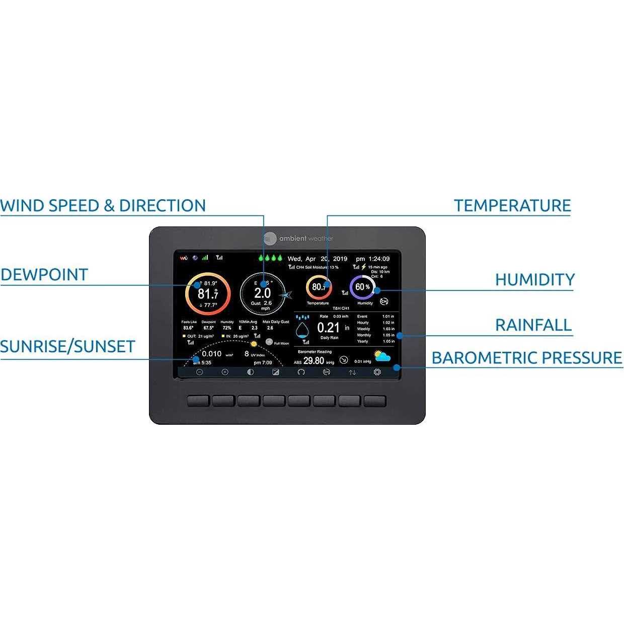 Ambient Weather WS-5000 Ultrasonic Smart Weather Station - Shop Hardware Tools Online Store