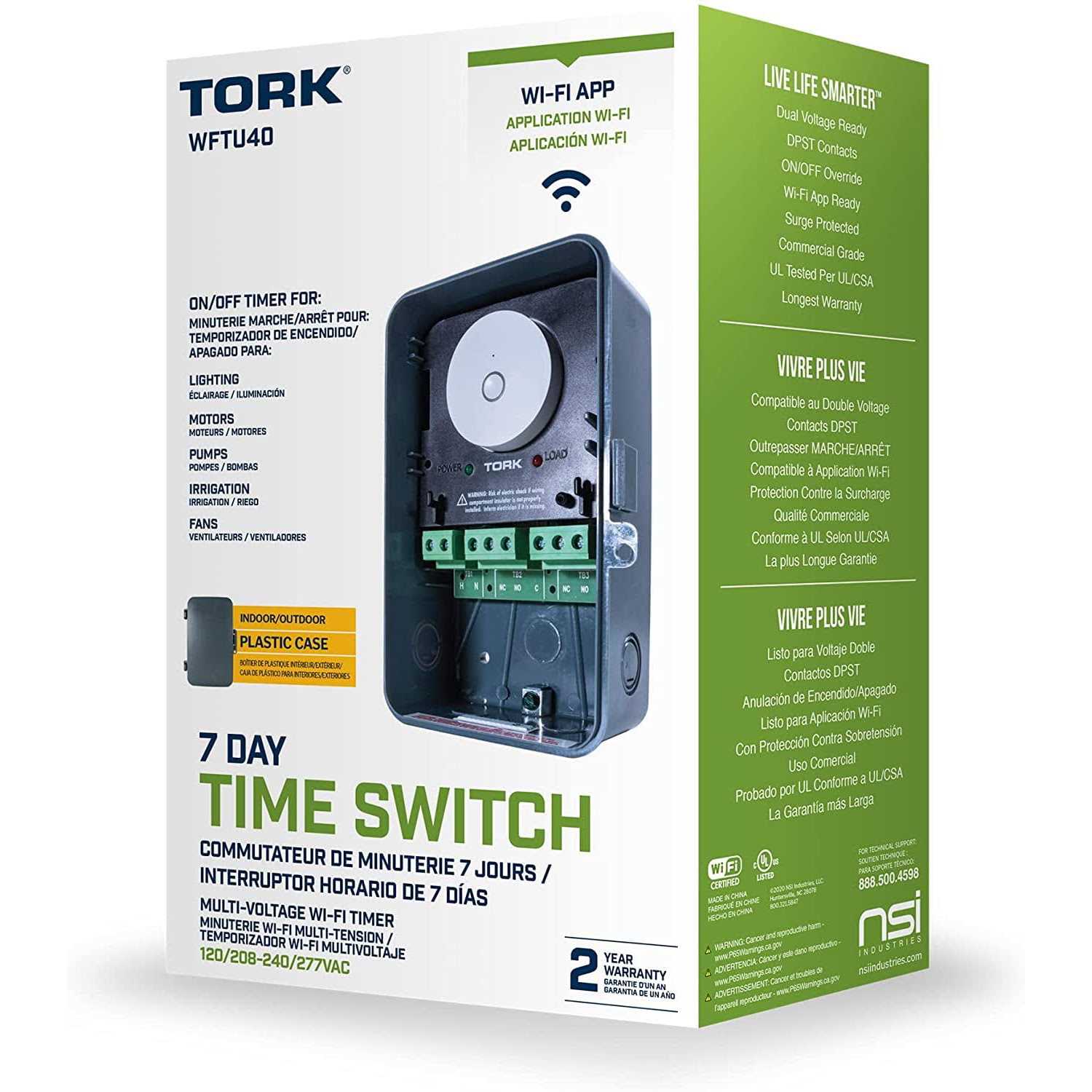 Tork WFTU40 Wi-Fi Time Switch