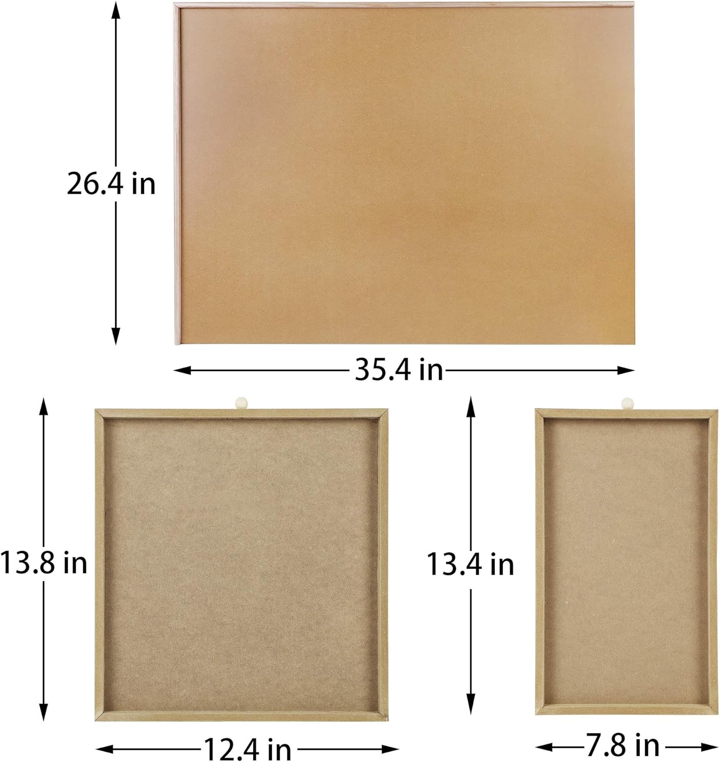 ATDAWN 1500 Pieces Upgraded Wooden Jigsaw Puzzle Table, Jigsaw Puzzle Board, Puzzle Plateau-Smooth Fiberboard Work Surface, with Five Drawers, Puzzle Accessories for 1500 Pcs