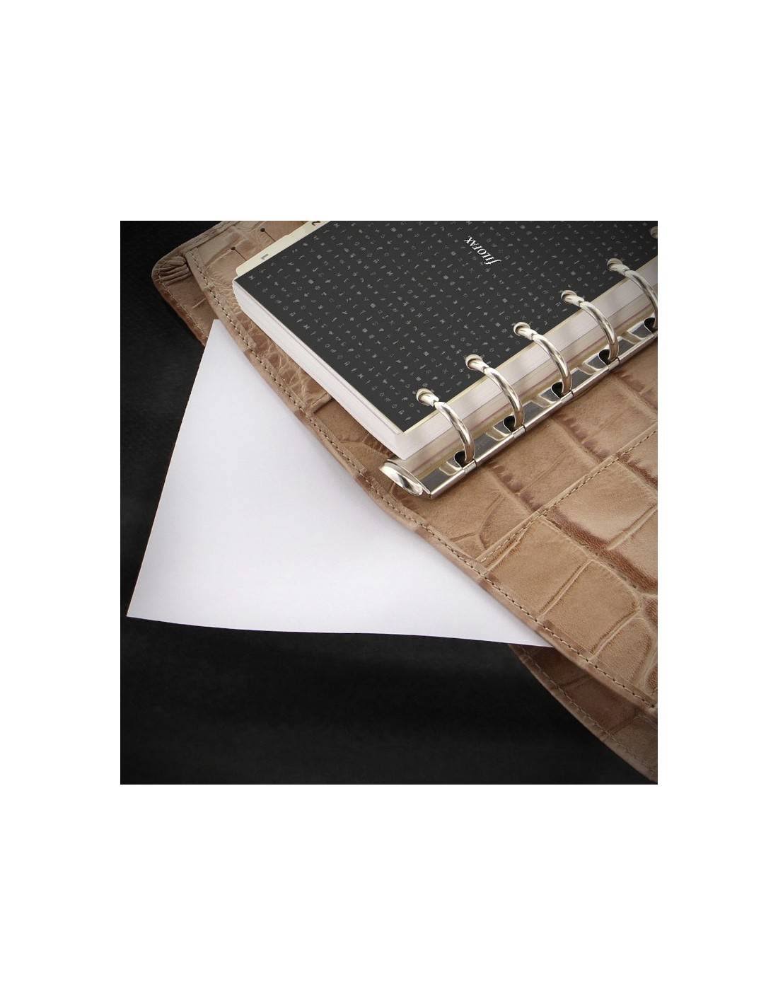 Filofax Classic Croc Fawn A5 Organizer