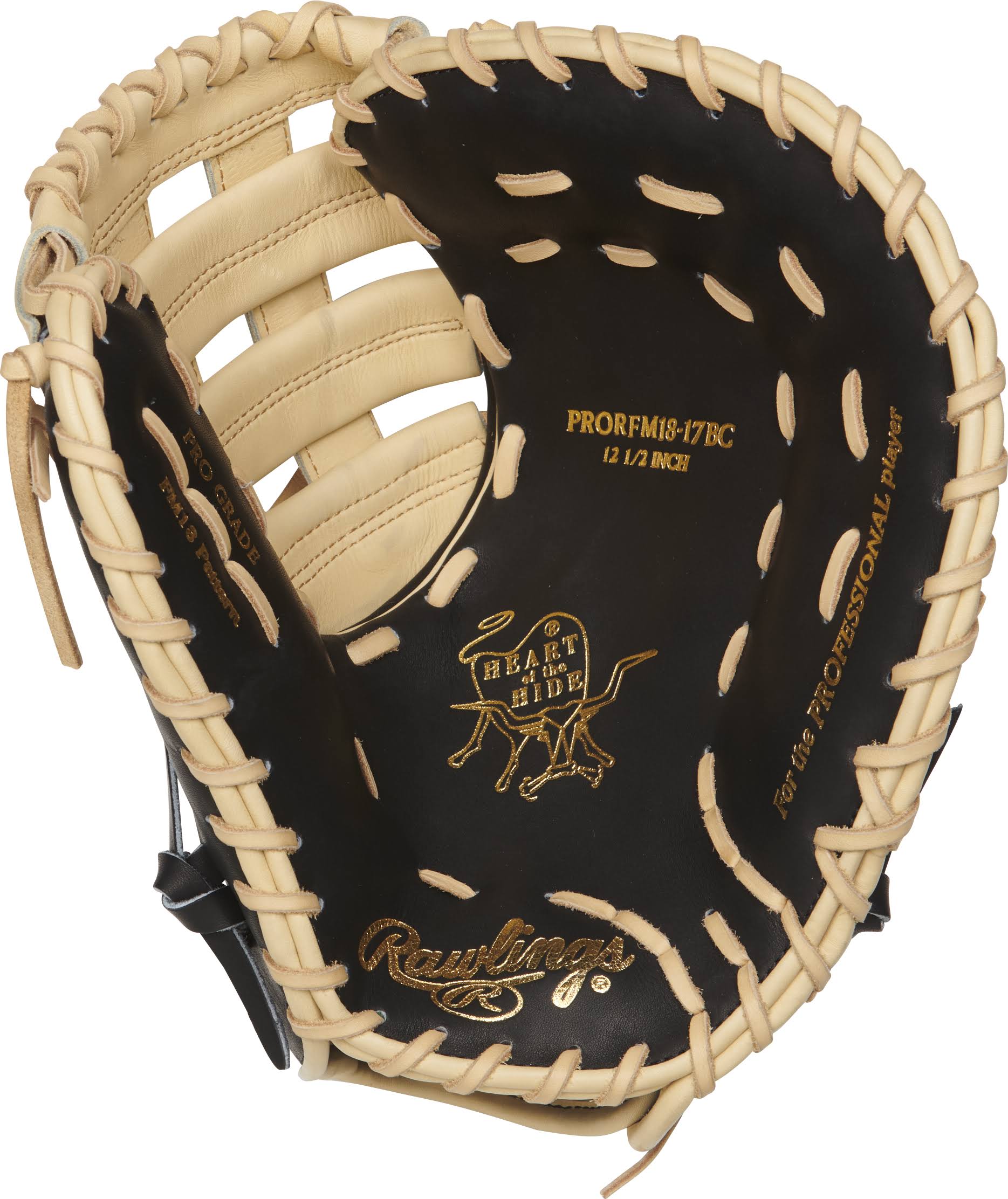 Rawlings Heart of The Hide R2G 12.5x22 First Base Mitt: PRORFM18-17BC