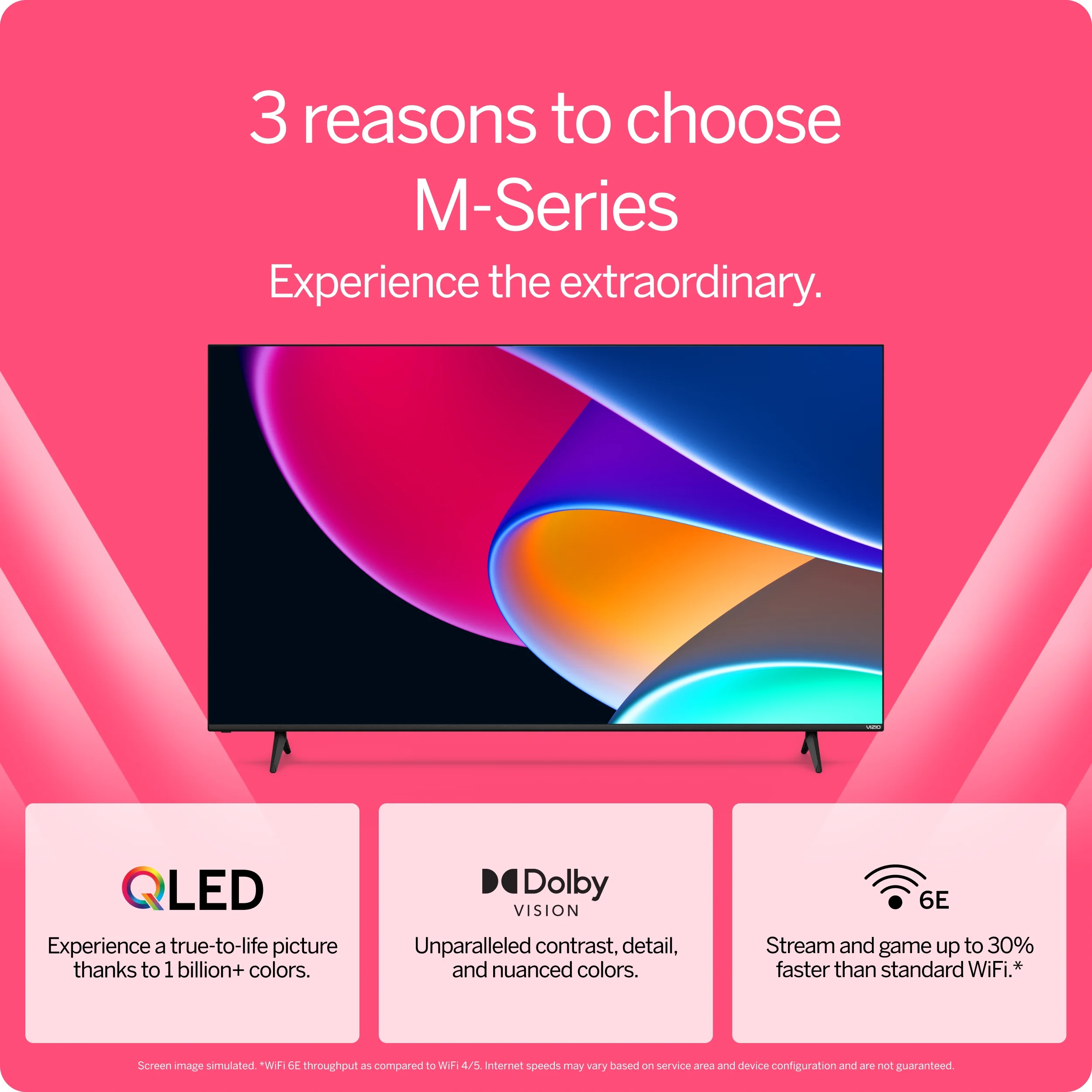 VIZIO 43" Class MQ6 Series 4K QLED HDR Smart TV M43Q6M-K04