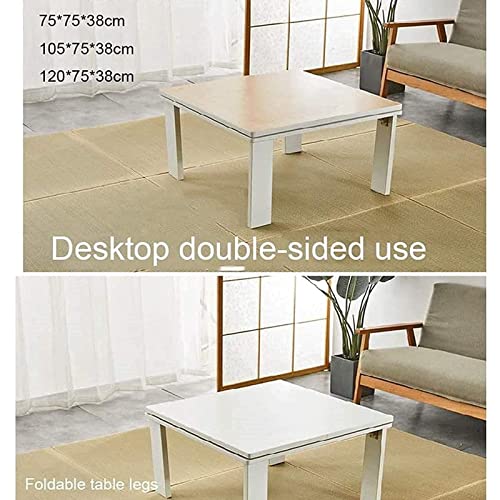 Coffee Tables Winter Indoor Heating Table Japanese-Style Home Tatami Tea Table Heating Table Set Kotatsu Heater Futon Set Sleeping Heating Table (Color : Grey, Size : 105 * 75 * 38cm)