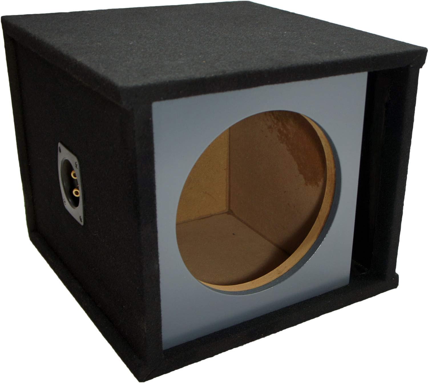 Universal Car Stereo Paintable Ported 10 Kicker Bundle CompR CWR10 Sub Box Enclosure & Harmony HA-A800.1 Amp