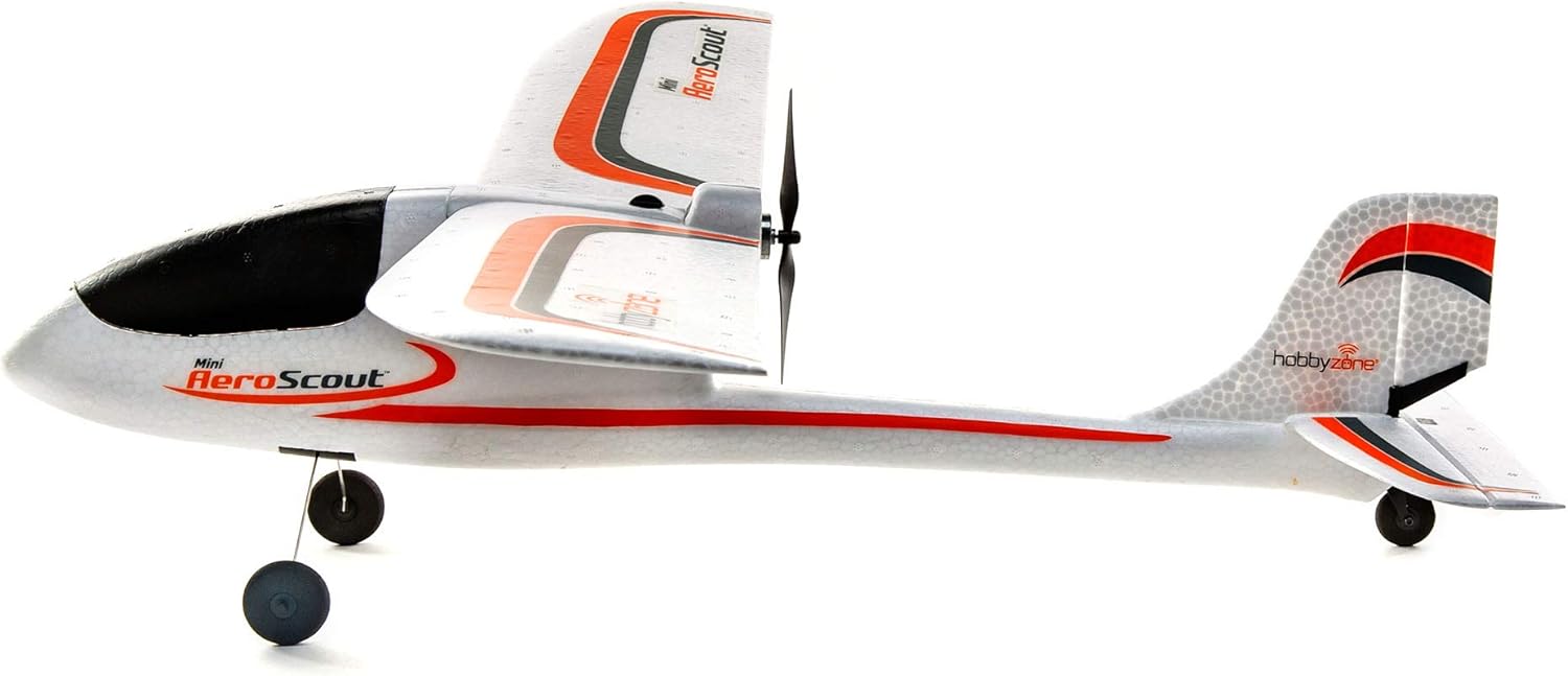 HobbyZone RC Airplane Mini AeroScout RTF (Includes Controller, Transmitter, Battery and Charger), HBZ5700