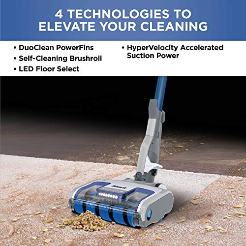 Shark HV322 Rocket Deluxe Pro Corded Stick Vacuum with LED Headlights, XL Dust Cup, Lightweight, Perfect for Pet Hair Pickup, Converts to a Hand Vacuum, with Pet Attachments, Bordeaux/Silver
