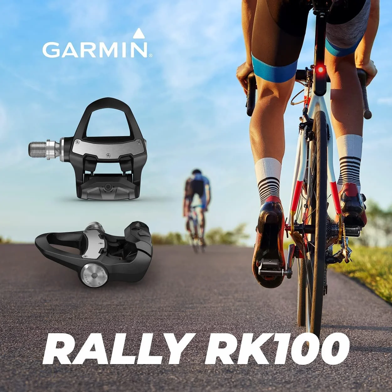 Garmin Rally RK100, Single-Sensing Power Meter with Six Degree Float replacement Cleats and Wearable4U Bike Multi-Tool Bundle