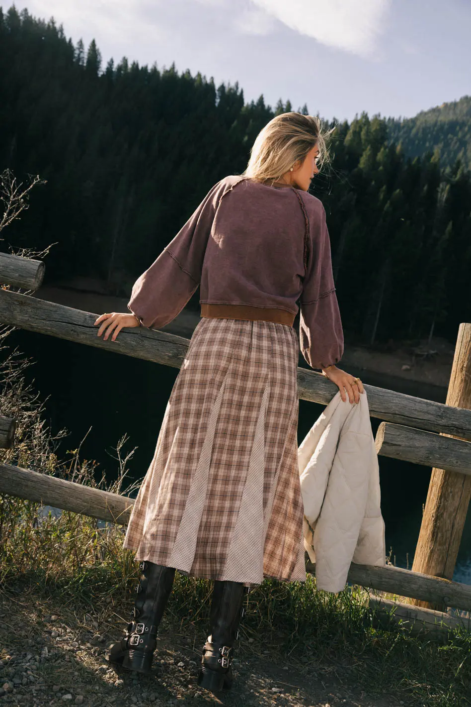 Tully Pleated Maxi Skirt - FINAL SALE