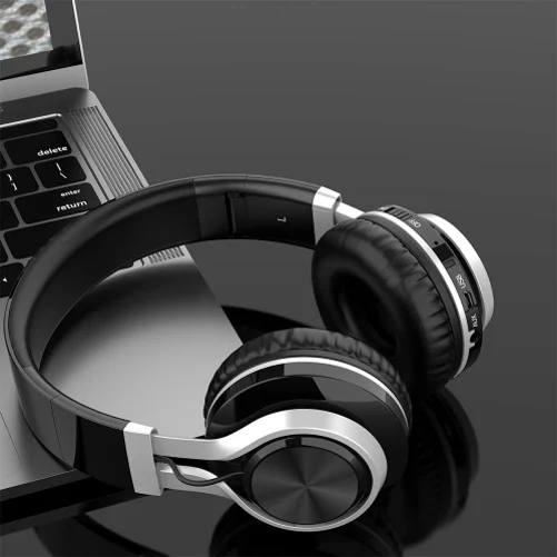 Foldable Wireless Headphones for iPhone 14/14 Pro/Pro Max/13/13 Pro/Pro Max/12 Pro/Pro Max/Pro Plus/Max Mini - Headset w Mic Hands-free Earphones Earbuds Over Ear W1R