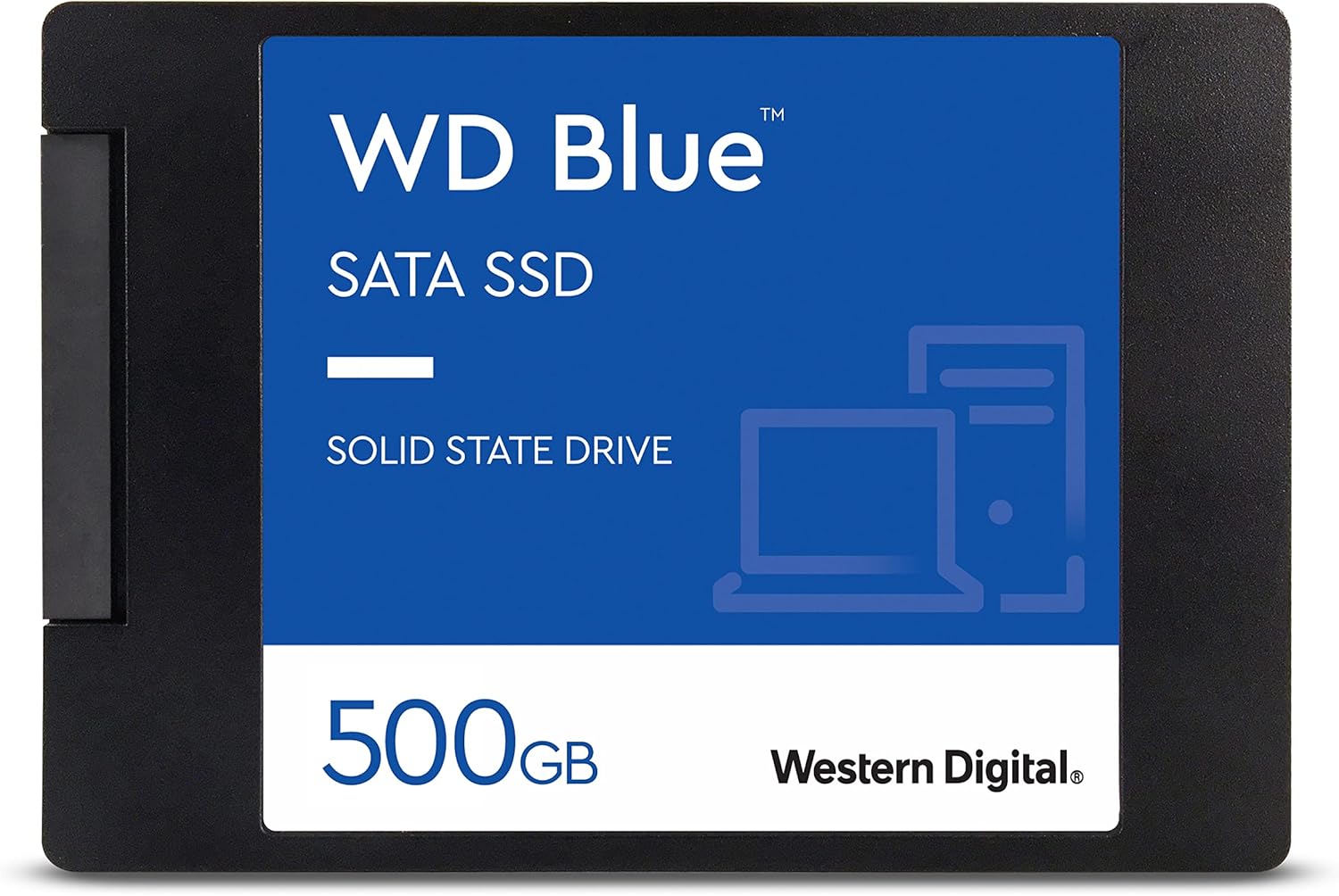 Western Digital 500GB WD Blue 3D NAND Internal PC SSD - SATA III 6 Gb/s, 2.5"/7mm, Up to 560 MB/s - WDS500G2B0A Pack of 2